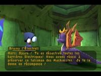 une photo d'Ã©cran de Spyro 2 - Gateway to Glimmer sur Sony Playstation